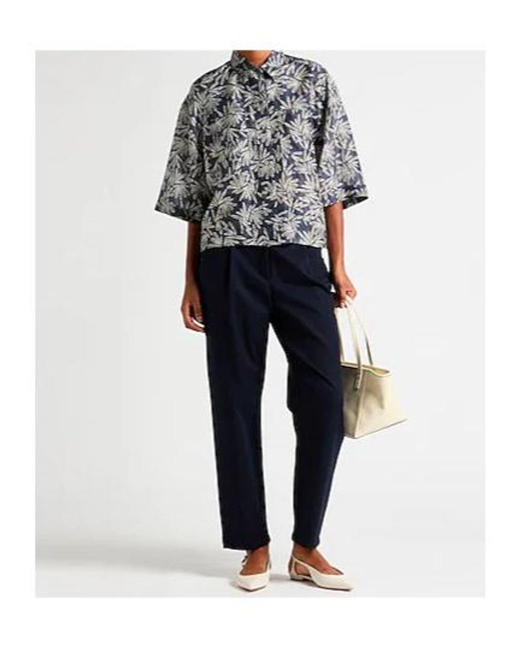 Brunello Cucinelli Gray Silk Shirts Blouses
