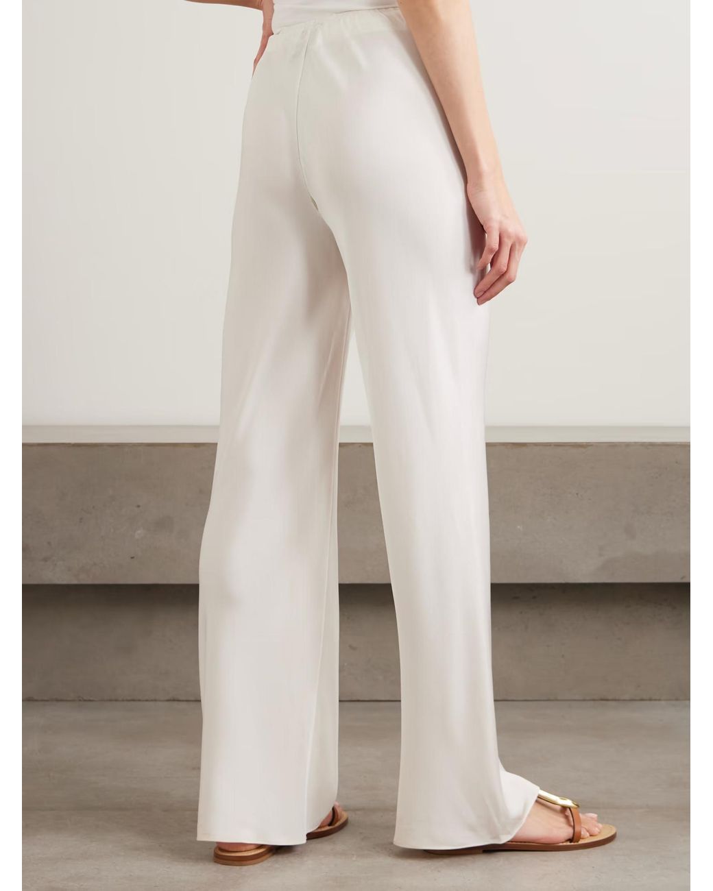 Posse White Cove Straight Leg Casual Pants