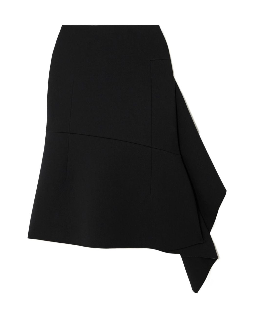 Dries Van Noten Black Comfortable Midi Skirt