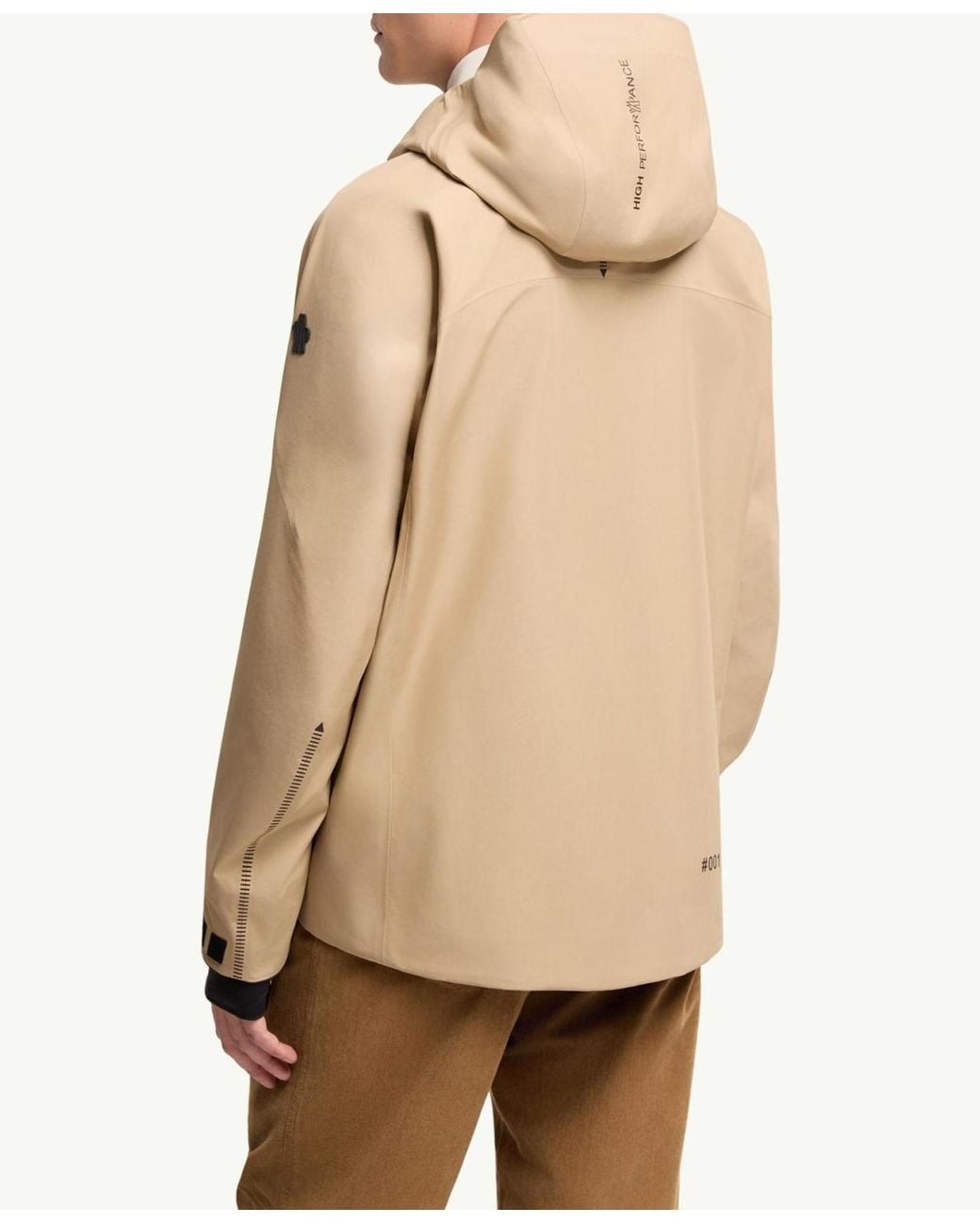 Moncler Natural Hinterburgs Hooded Gore-Tex Ski Shell Jacket for men