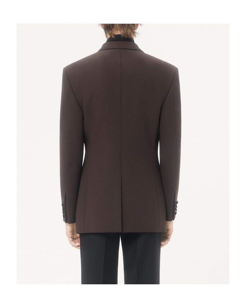 Valentino Brown Double-Breasted Jacket for men