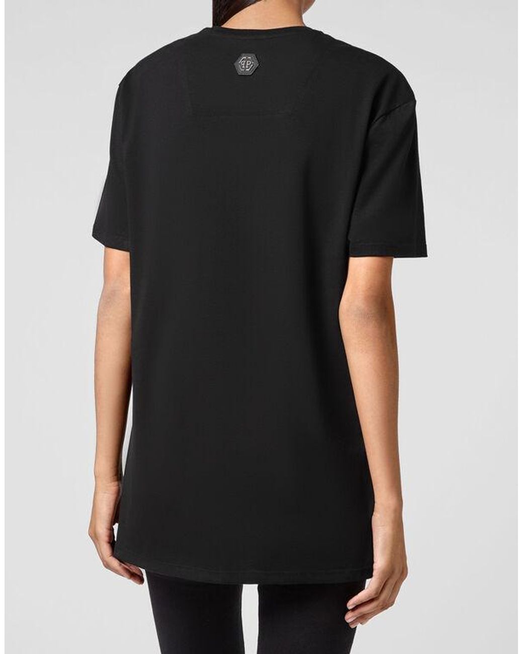 Philipp Plein Black Logo Short-Sleeved T-Shirt