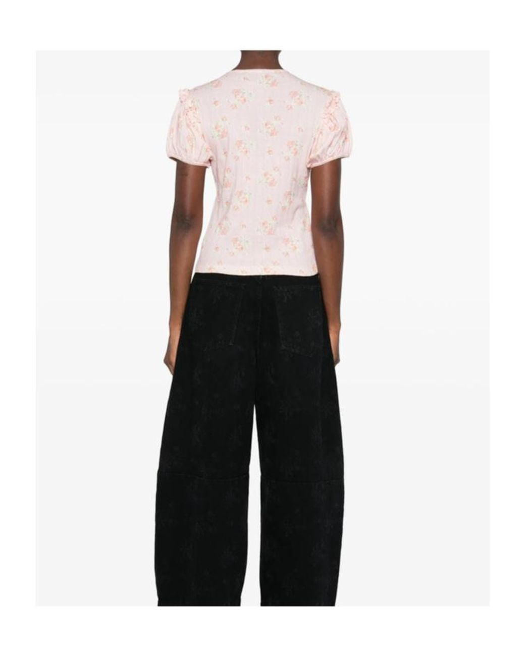 Simone Rocha Black Short-Sleeved Cardigan