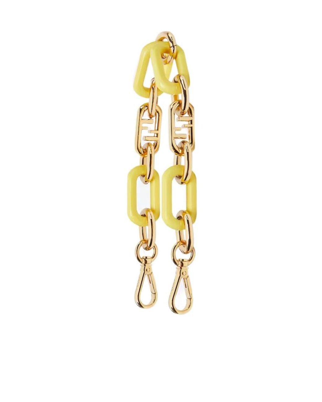 Fendi Metallic Mini Chain Shoulder Strap
