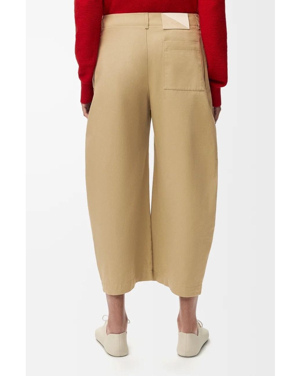Loewe Natural Cropped Trousers