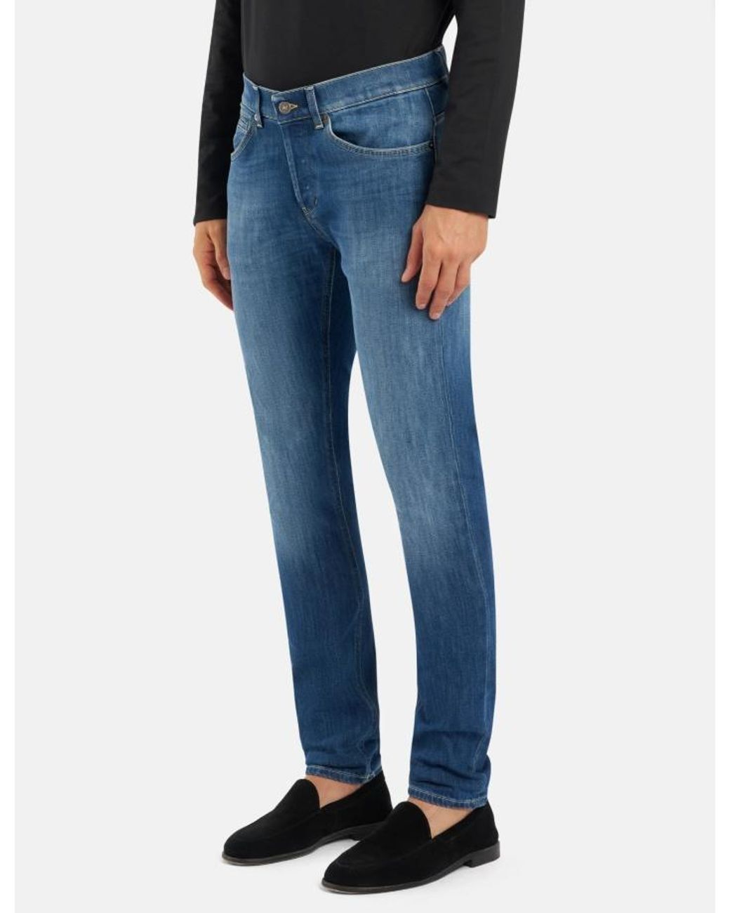 Dondup Blue George Slim-Fit Jeans for men