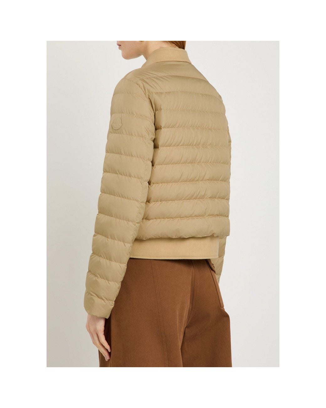 Moncler Natural Short Down Jacket