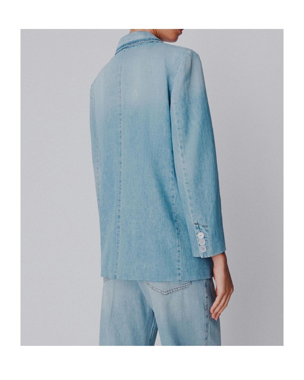 Marella Blue Light Denim Blazer