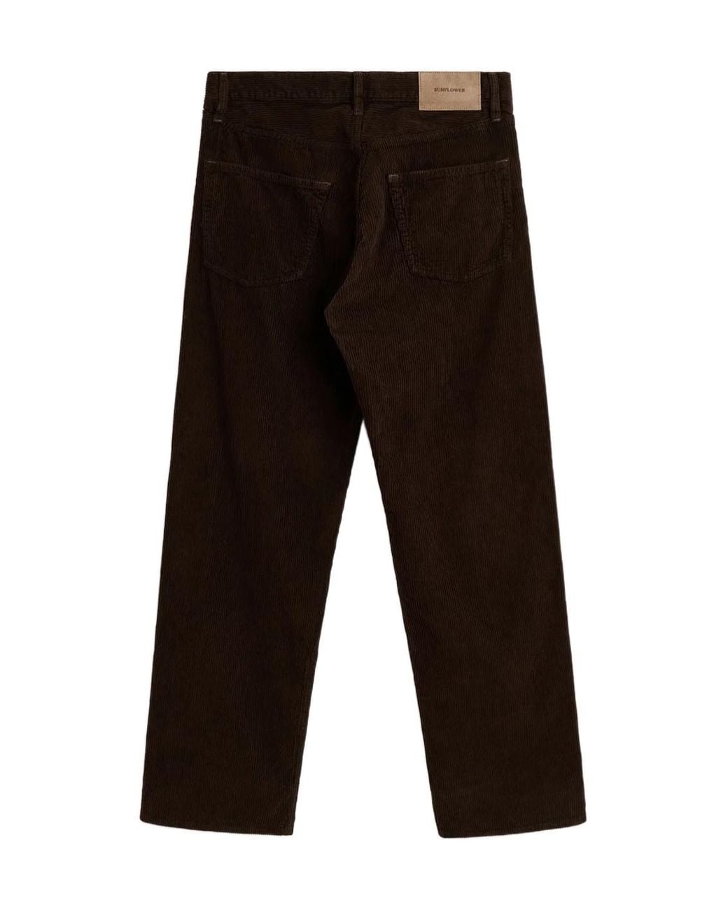 sunflower Black Straight-Leg Corduroy Pants for men