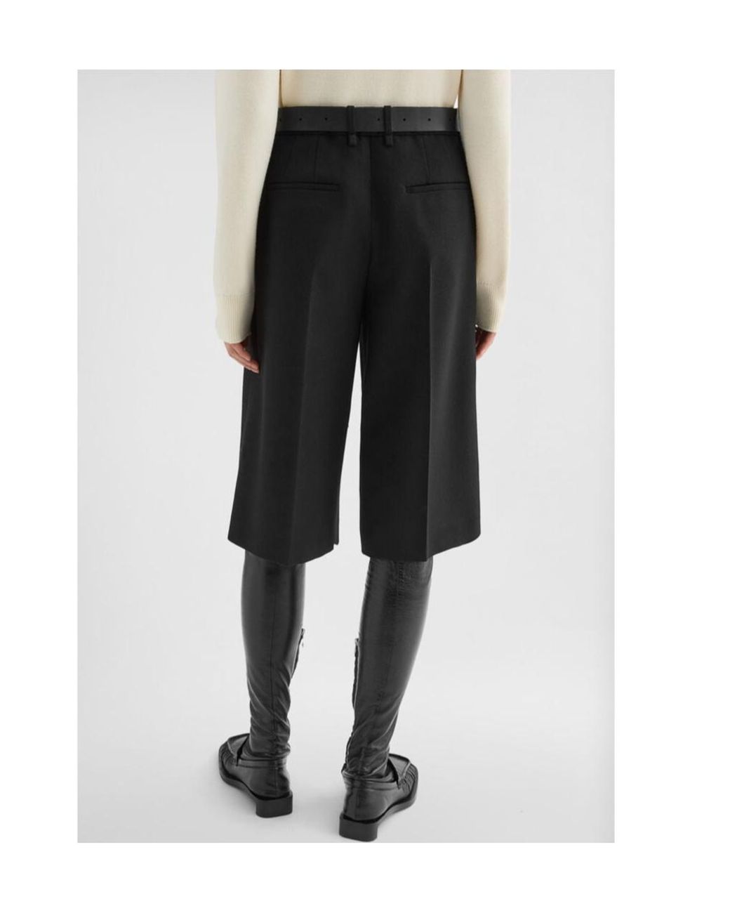 Jil Sander Black Bermuda Shorts