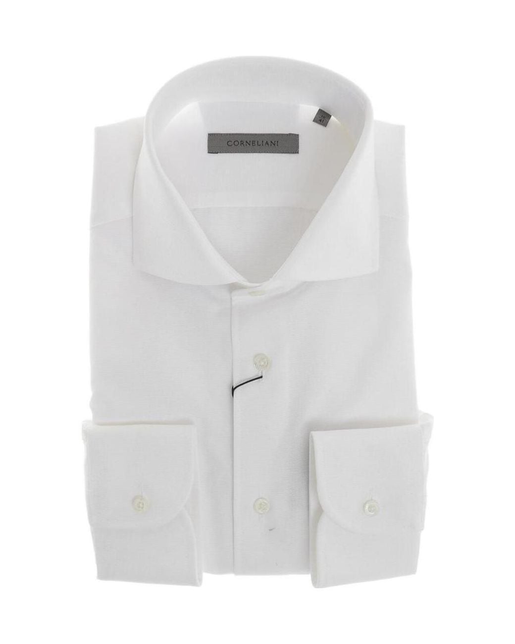 Corneliani White French-Collar Shirt for men