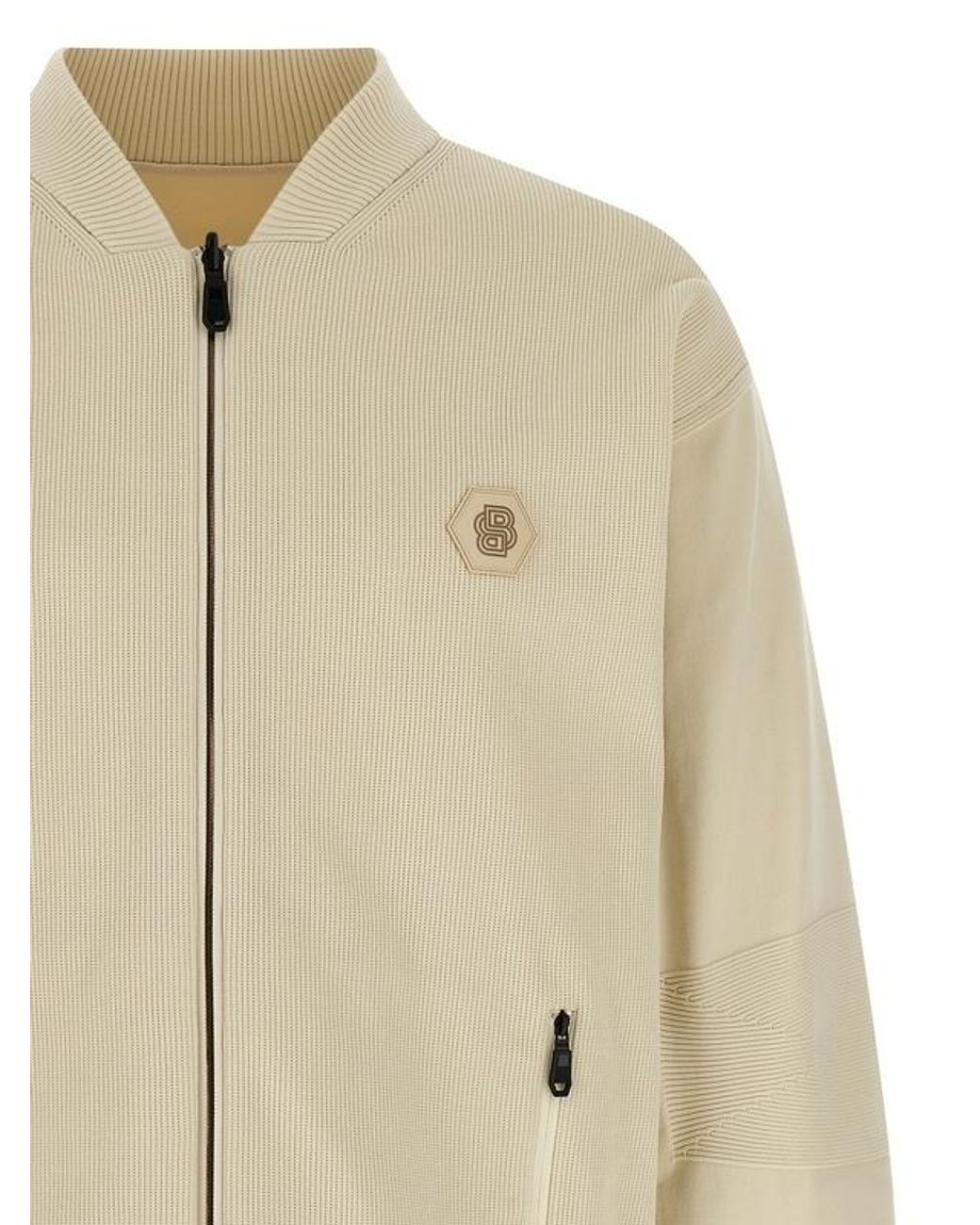 Boss Natural Future Reversible Bomber Jacket for men