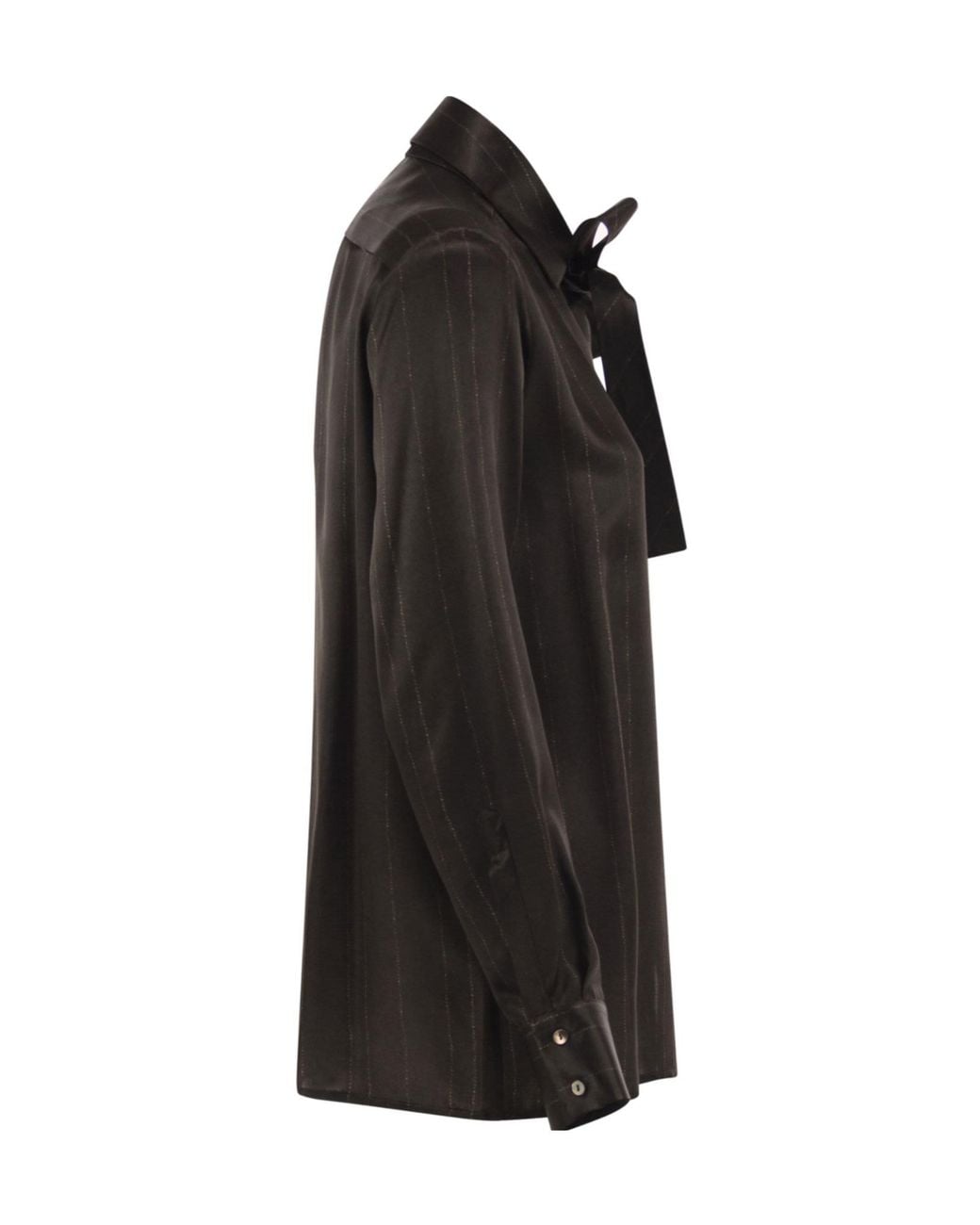 Antonelli Black Striped Long-Sleeve Shirt