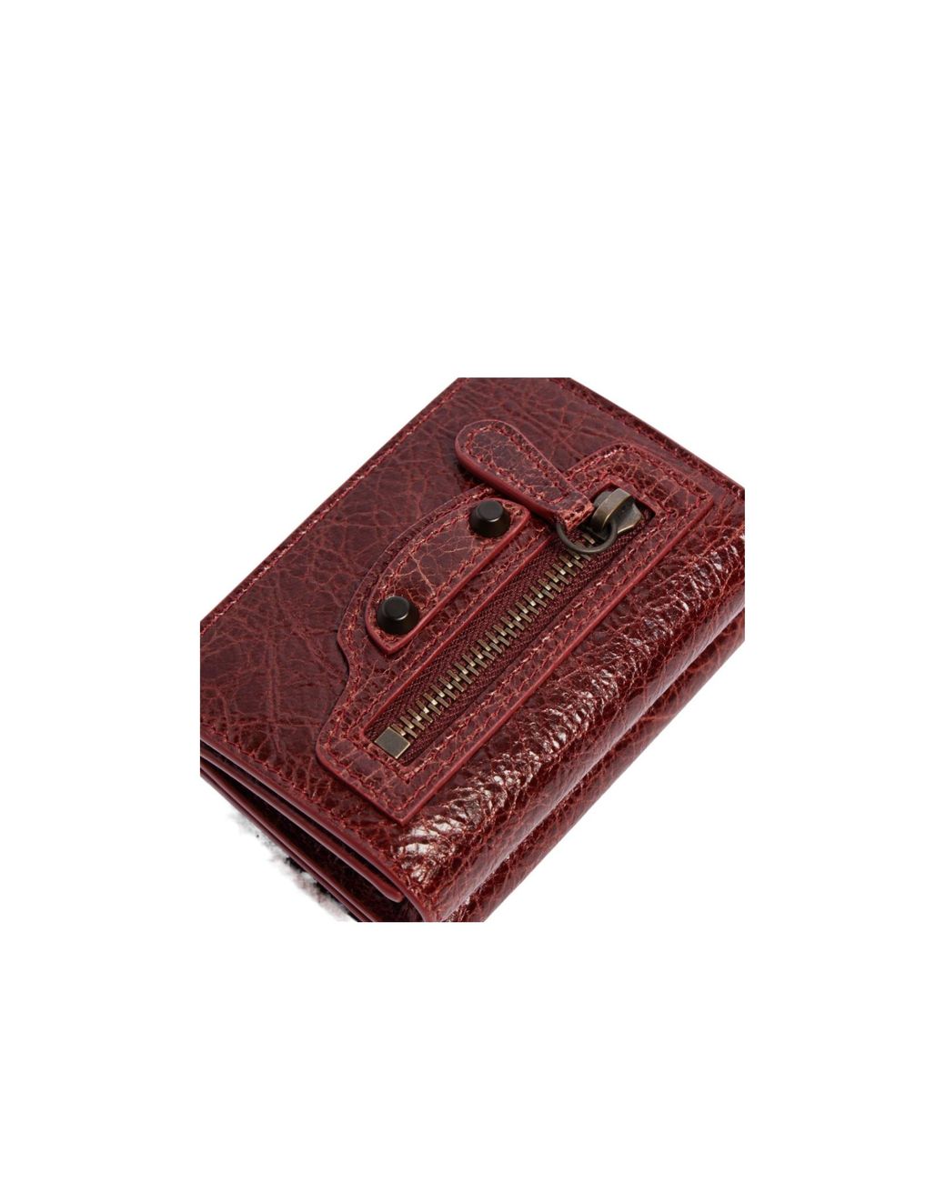 Balenciaga Red Le City Mini Wallet