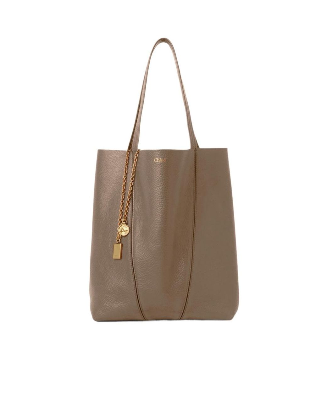 Chloé Brown Spin Shoulder Bag