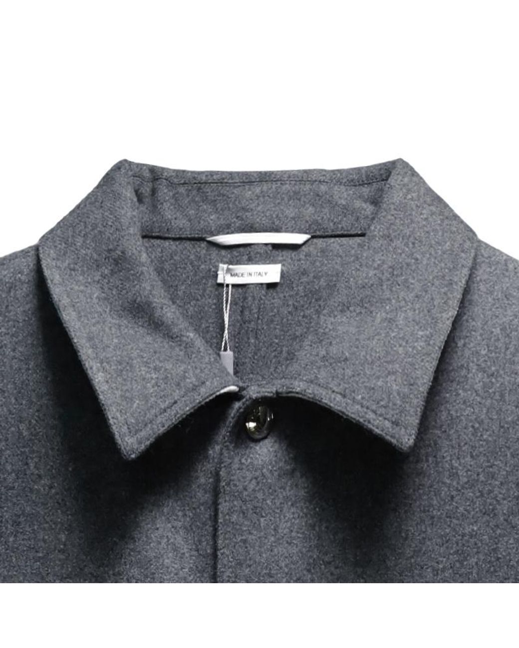 Thom Browne Gray Stripe Detailed Buttoned Jacket for men