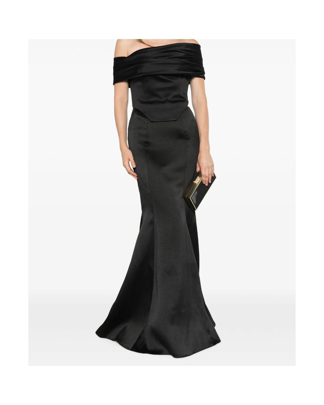 Solace London Black London The Alta Maxi Dress