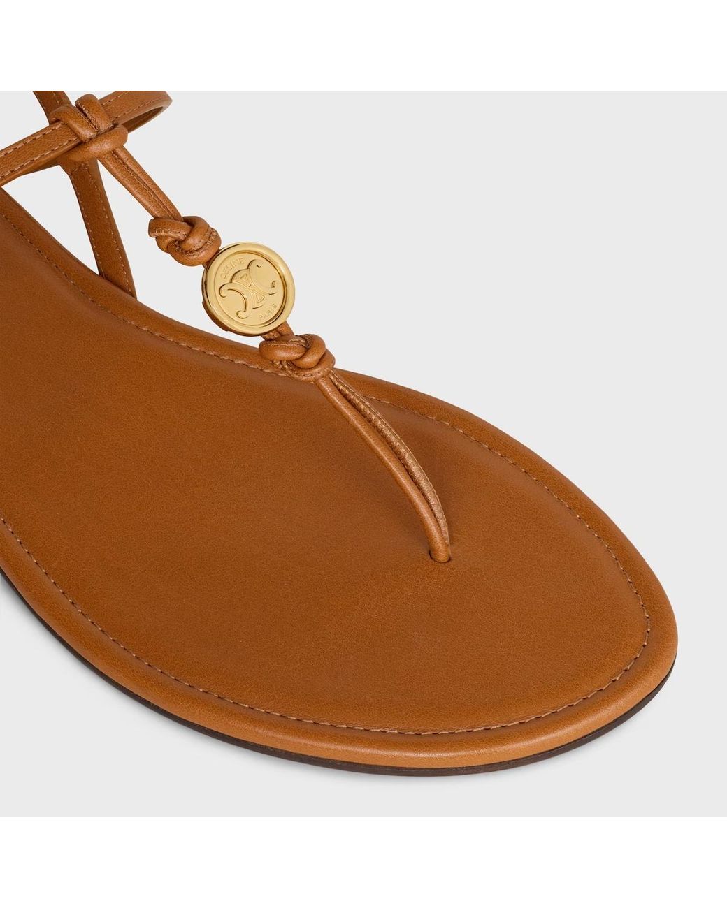 Céline Brown Penny Sandal