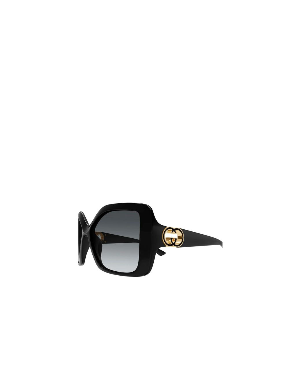 Gucci Black Eyewear Square Frame Sunglasses