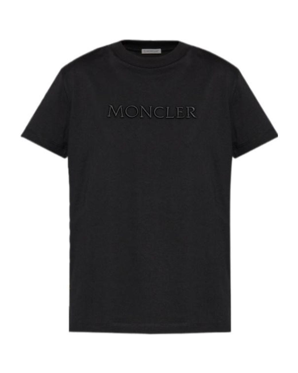Moncler Black Logo Crew Neck T-Shirt