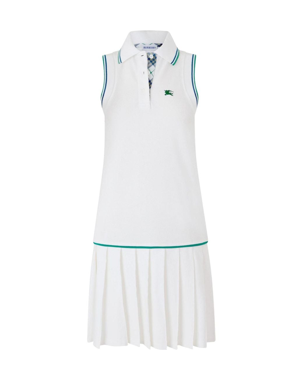 Burberry White Polo Mini Dress