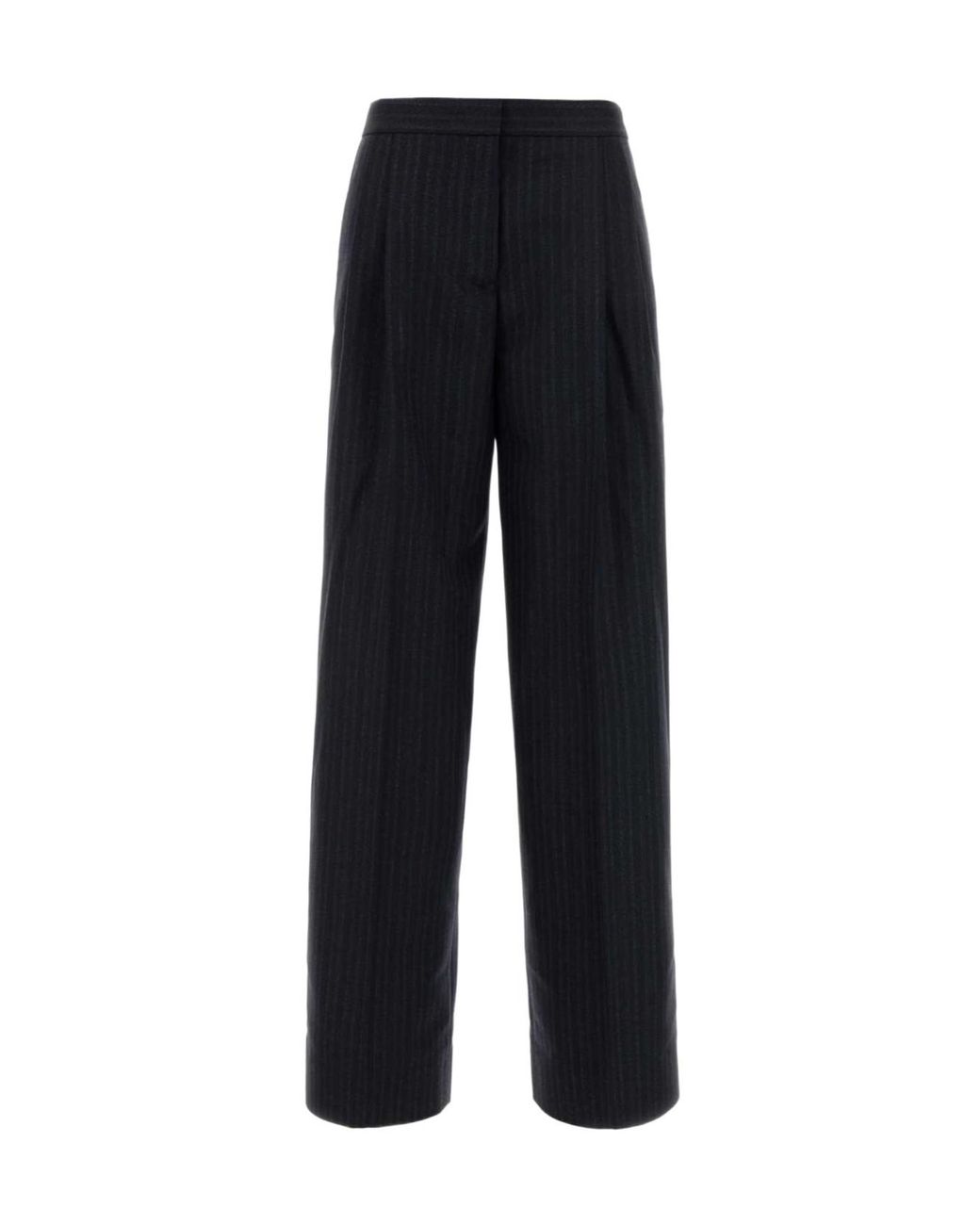 Jil Sander Blue 147 Aw 30 Pinstriped Pants