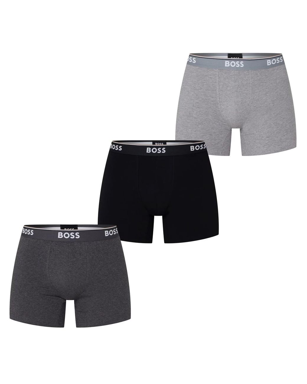 Boss Gray Boxerbr 3P Power for men