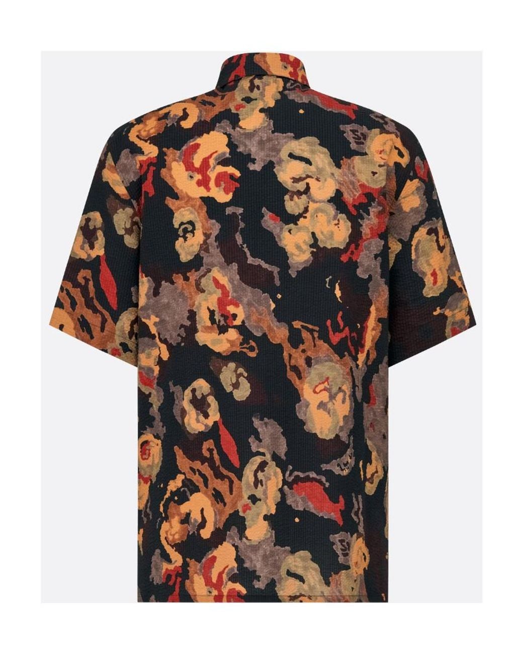 Dior Black And Duncan Grant And Charleston Short-Sleeved Shirt for men
