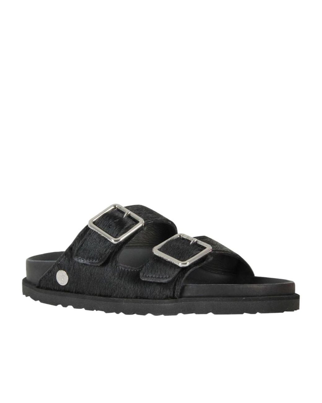 Birkenstock Black Buckled-Straps Sandals for men