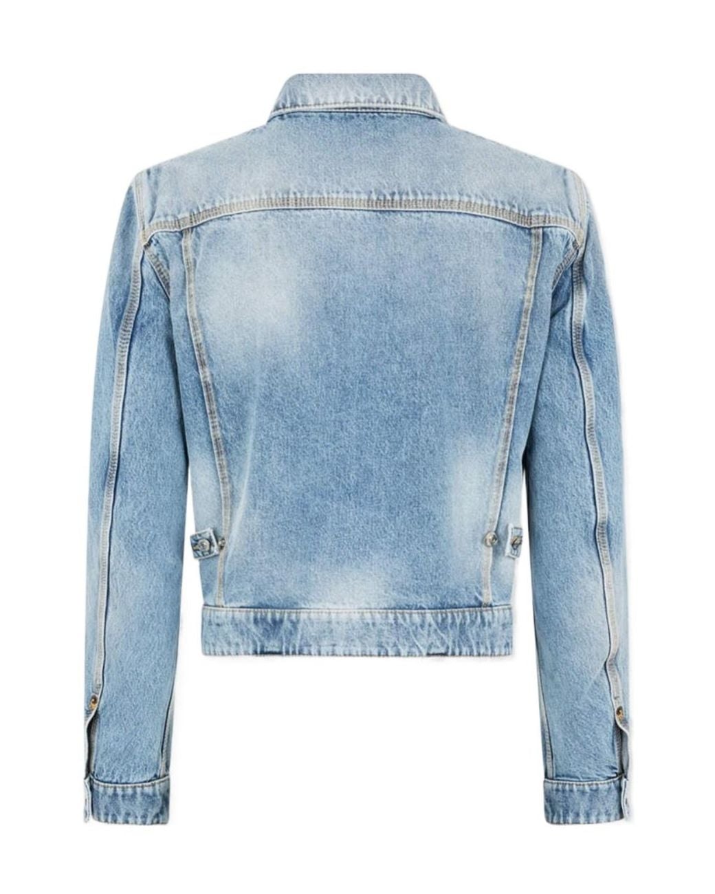 DSquared² Blue Button-Up Denim Jacket for men