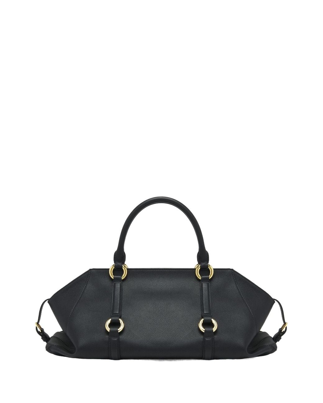 McQueen Black Farringdon Medium Tote Bag