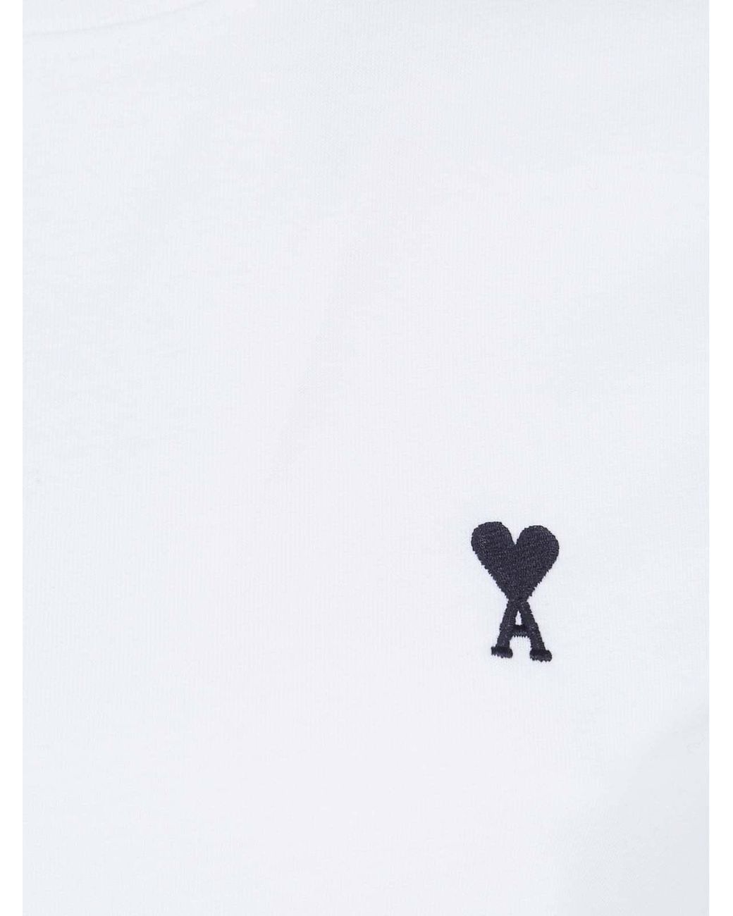 AMI White Ami Ami De Coeur Quota T-Shirt