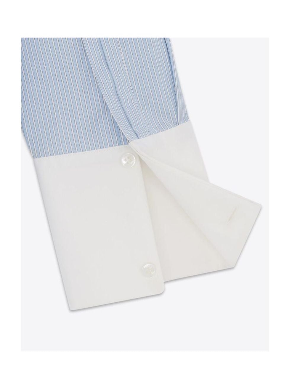 Saint Laurent Blue Winchester Boyfriend Shirt