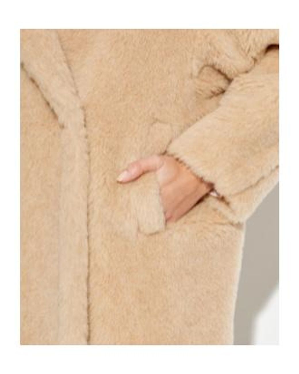 Max Mara Natural Long-Sleeved Coat