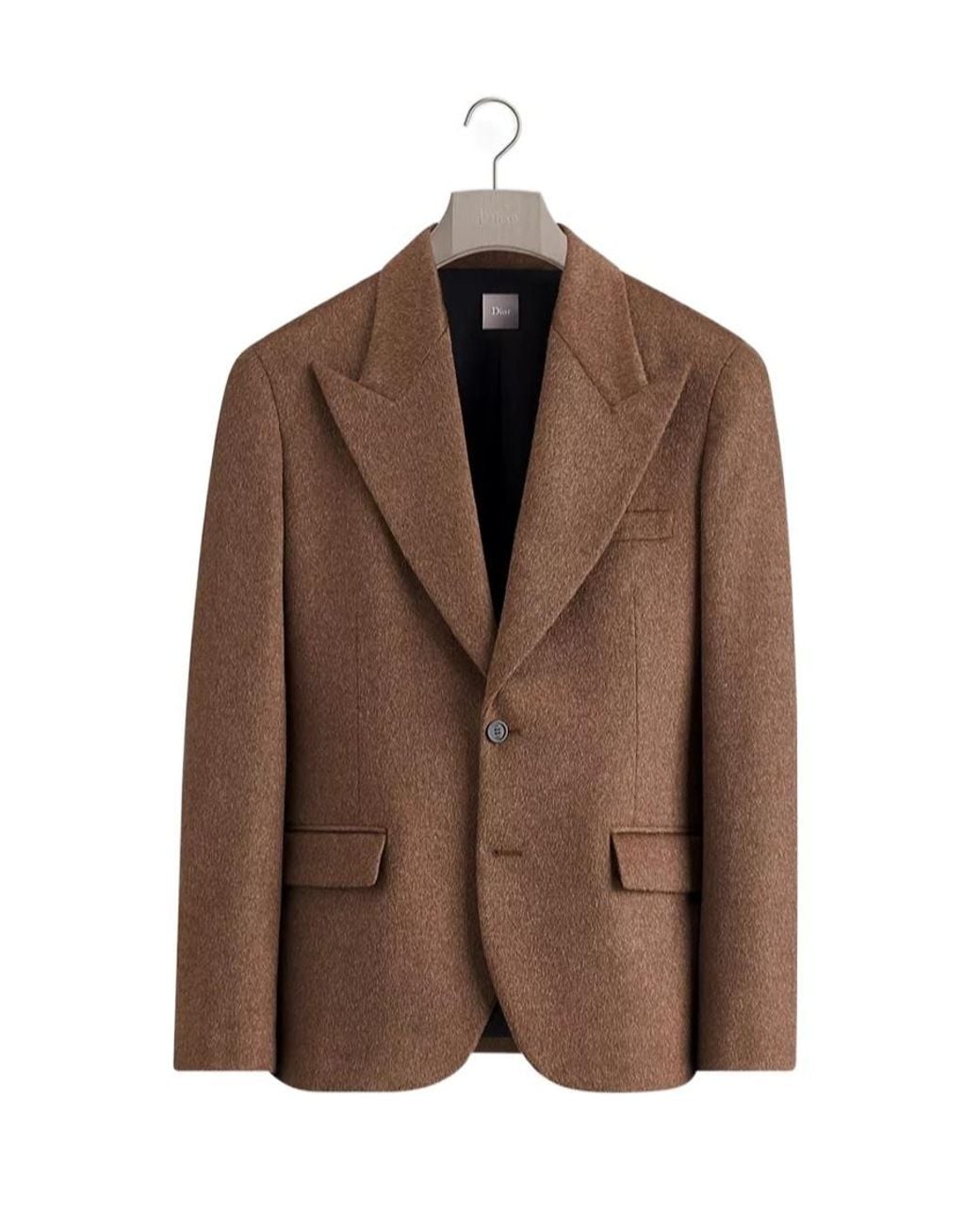 Dior Brown Single-Breasted Jacket for men