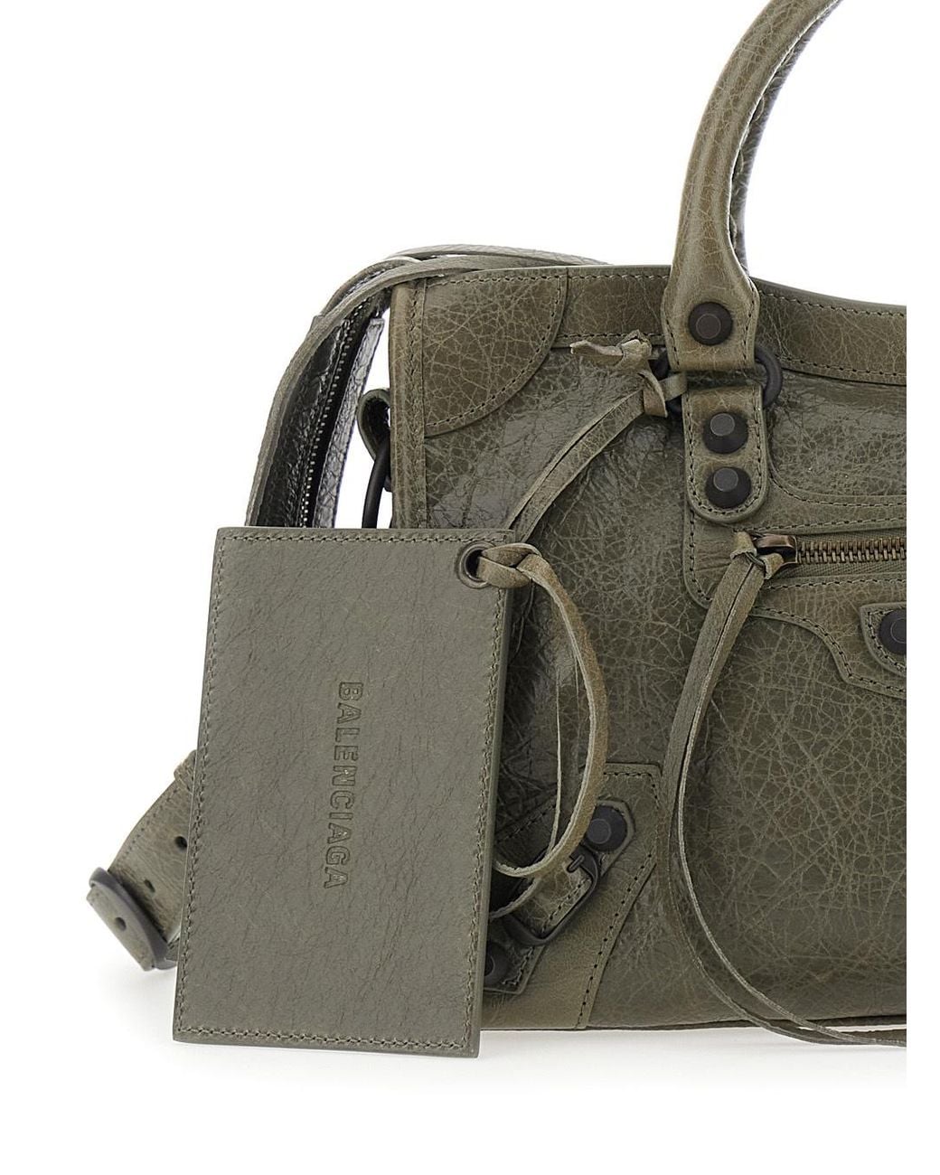 Balenciaga Green Le City Tote Bag