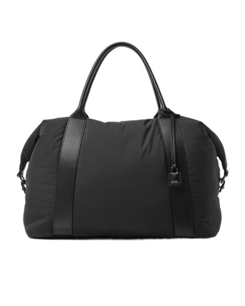Loro Piana Black Medium Wind Duffle Bag for men