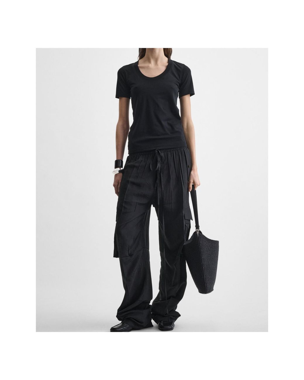 Phoebe Philo Black Small Slope Sling