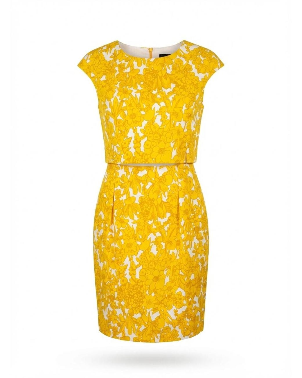 Weekend by Maxmara Yellow Short Sleeve Dress