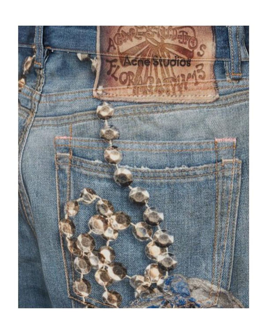 Acne Blue Denim Jeans for men