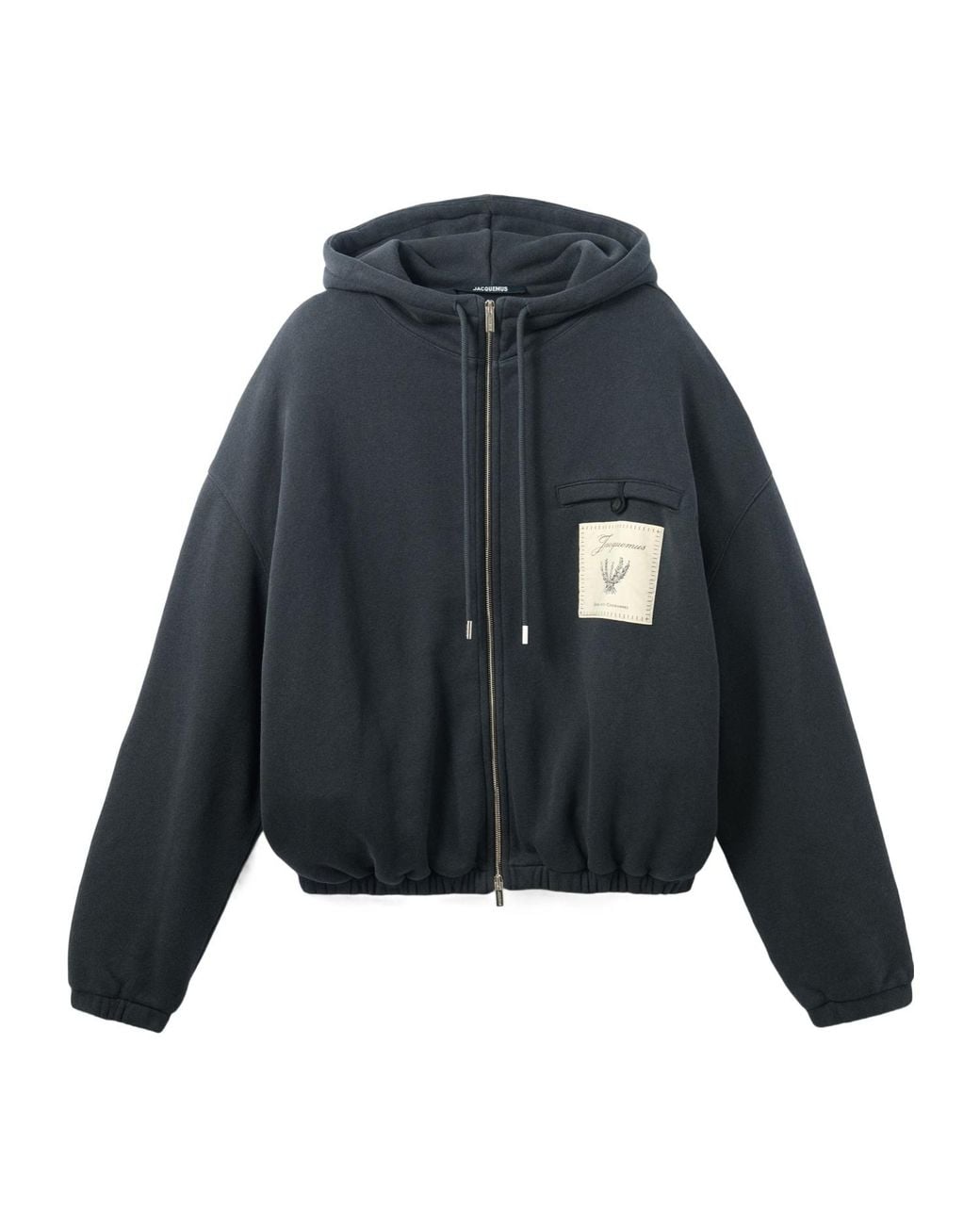 Jacquemus Blue The Torneo Zip-Up Hoodie for men