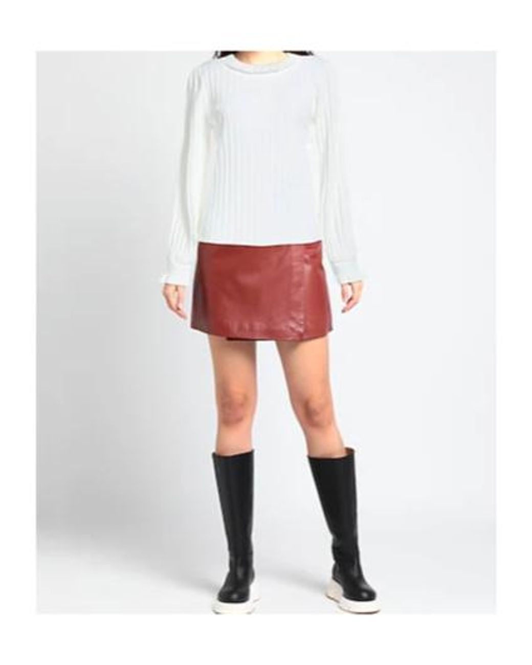 Max Mara White Long-Sleeved Knitwear