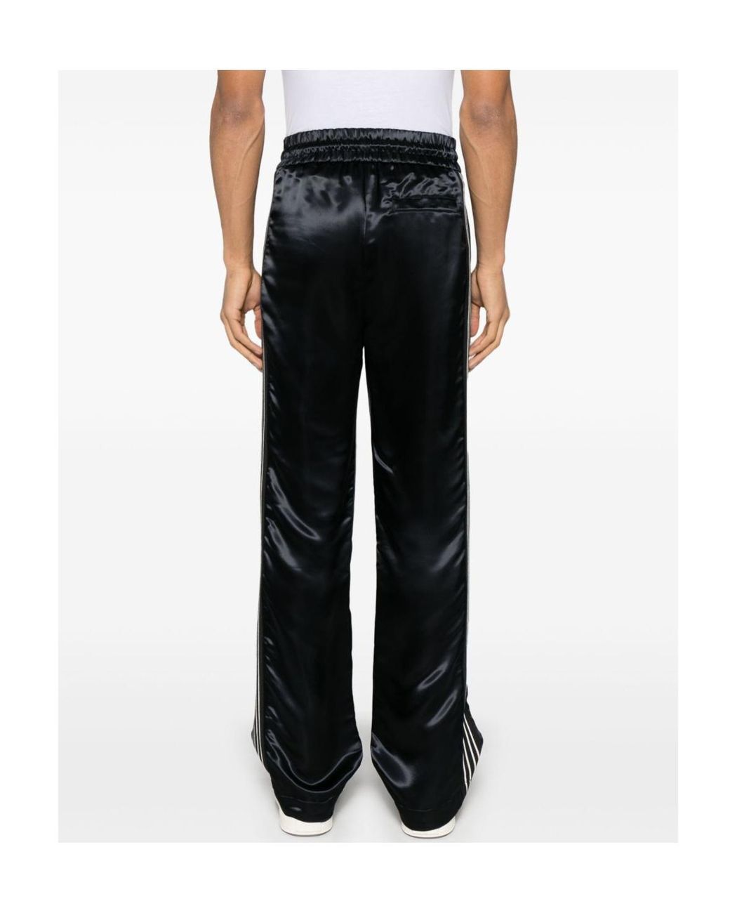 Amiri Black Ma Music Note Drawstring Track Trousers for men