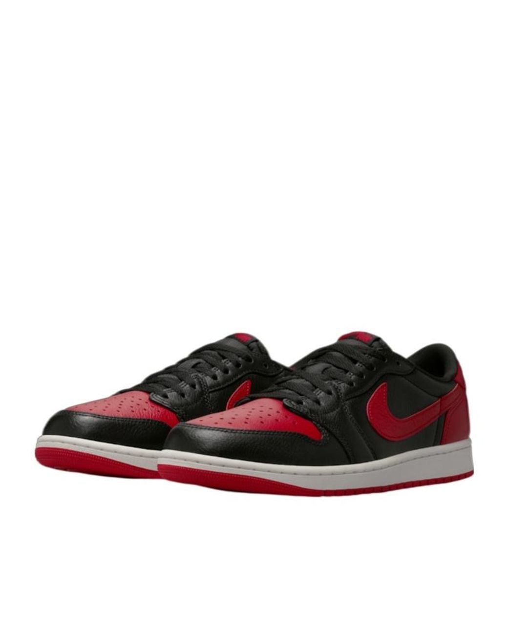 Nike Red Air Jordan 1 Retro Low Og Lace-Up Sneakers for men