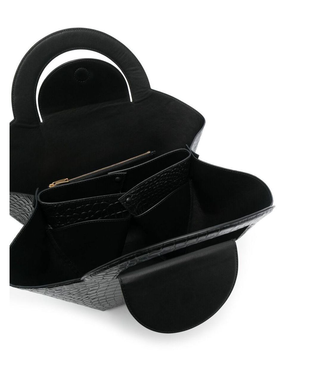Bottega Veneta Black Doll Top-Handle Tote Bag