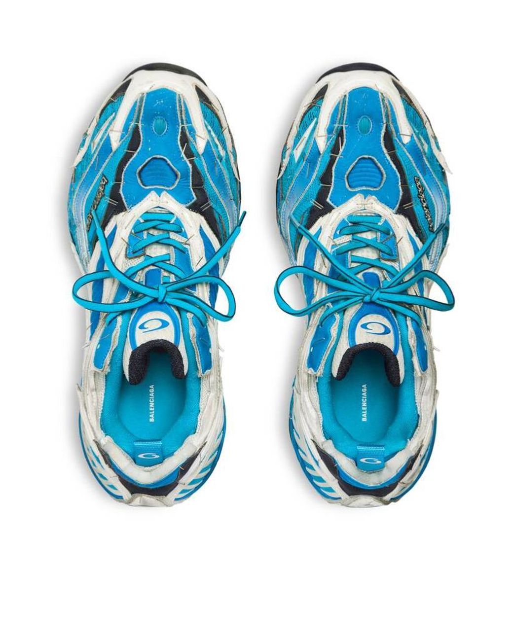Balenciaga Blue Soleless Sneakers for men
