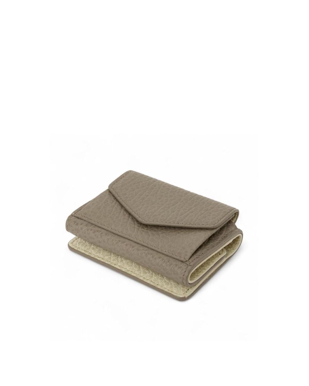 Maison Margiela Gray Four-Stitch Short Wallet for men