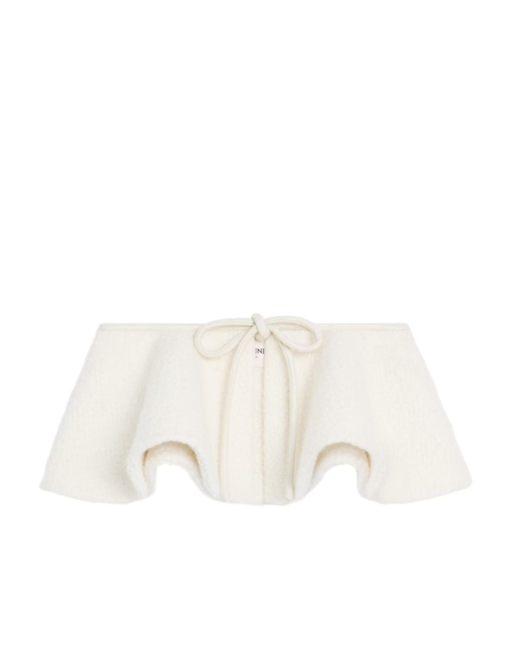 Céline White Peplum