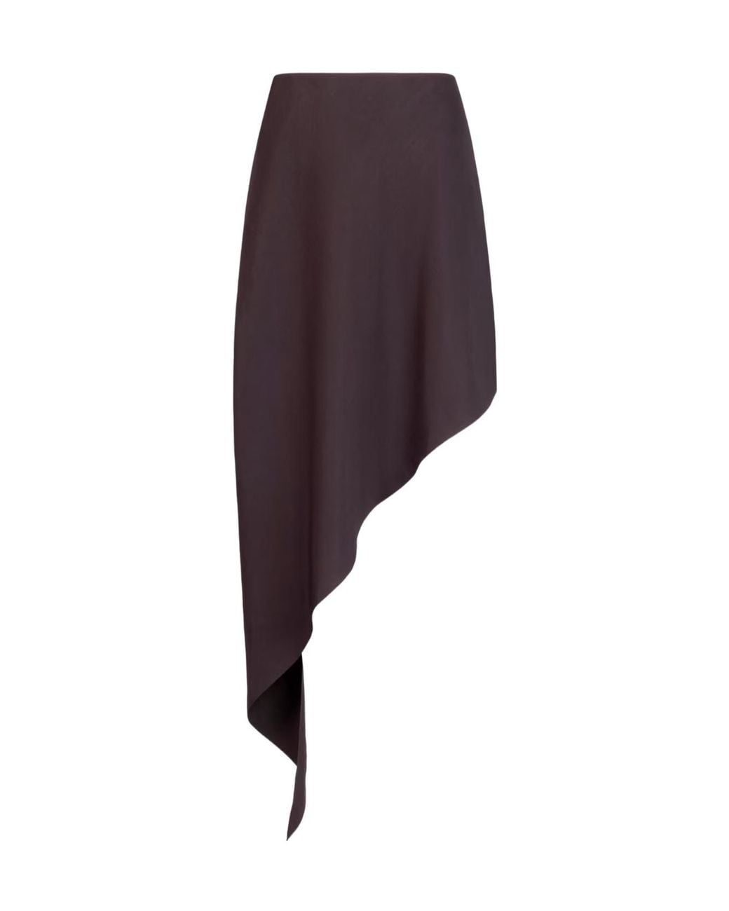 Alaïa Purple Alaïa Asymmetric Mini Skirt