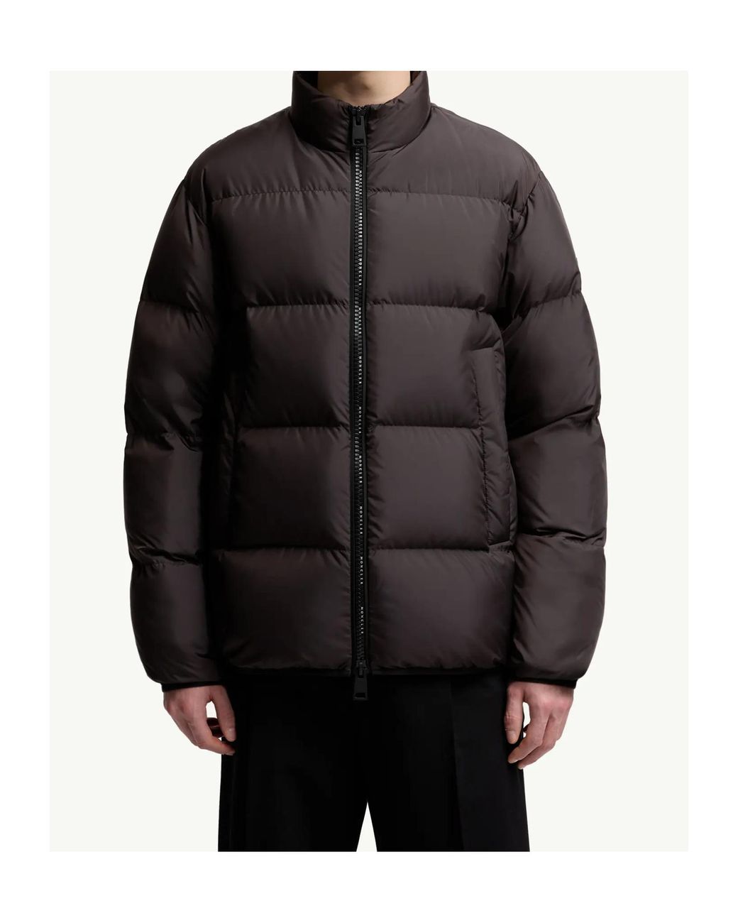 Moncler Black Erterle Zip-Up Puffer Jacket for men